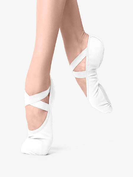 So Danca SD16 Adult Bliss White Canvas Split Sole Ballet Shoe